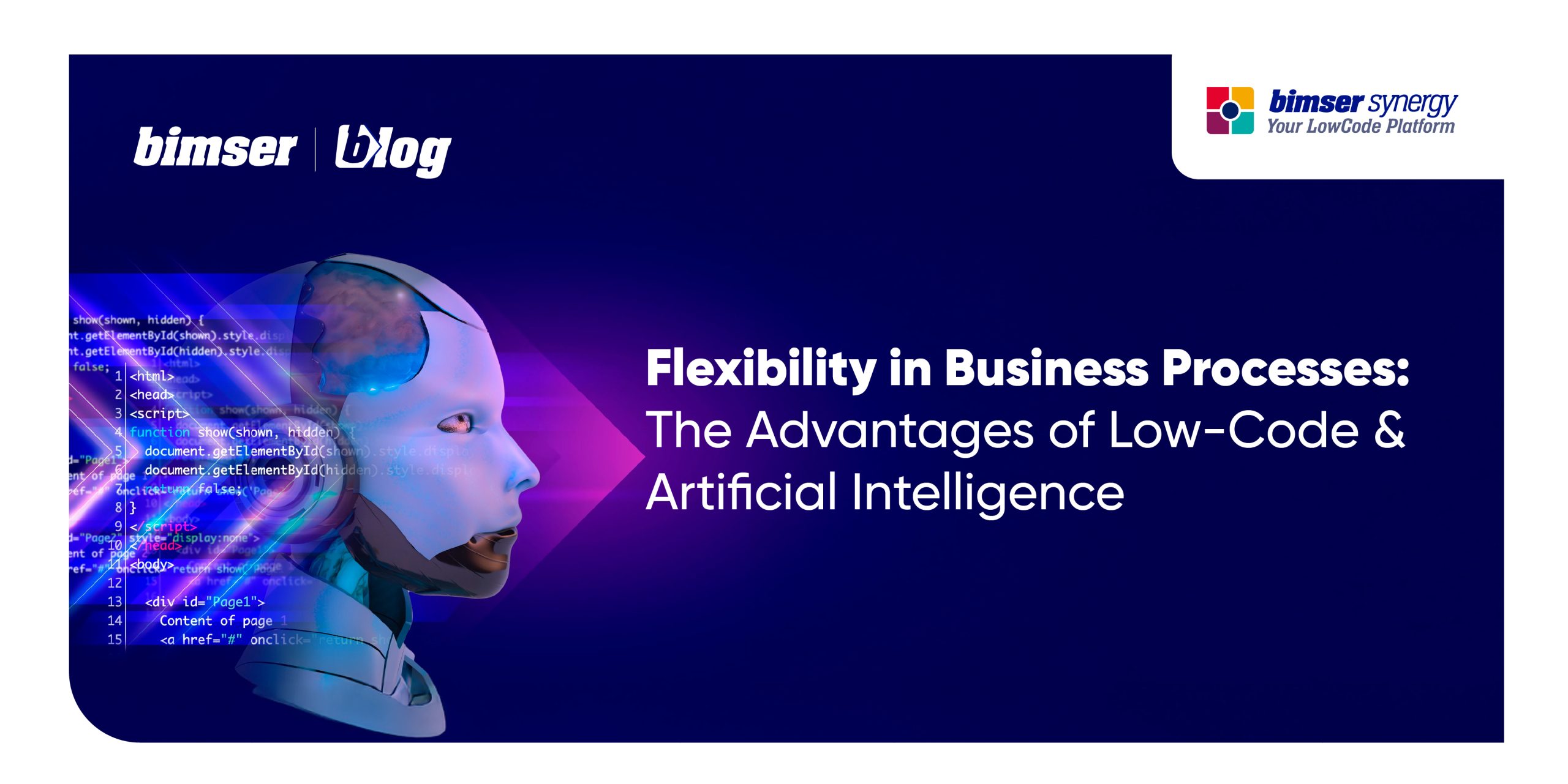 Flexibility in Business Processes: The Advantages of Low-Code and Artificial Intelligence